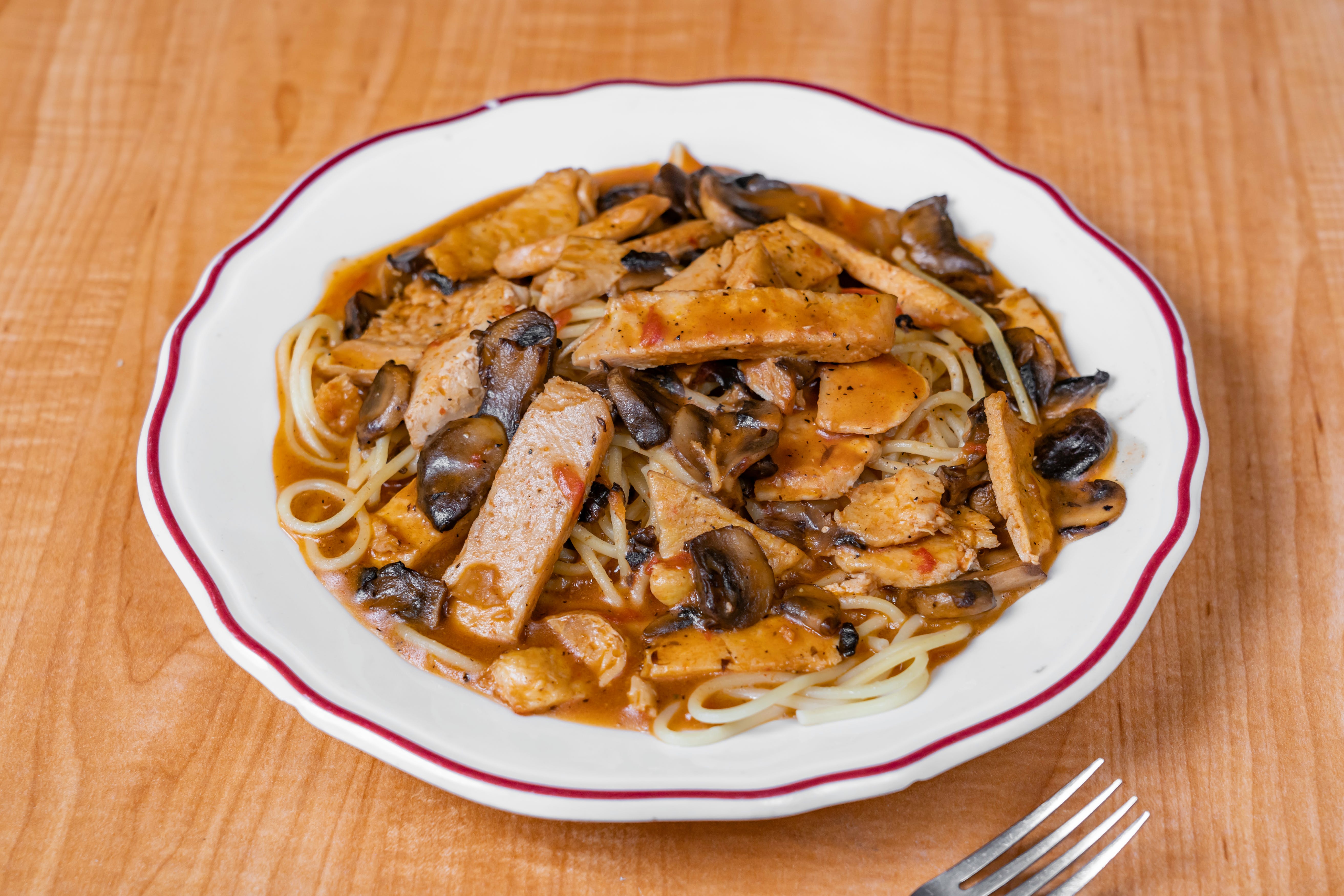 Order Chicken Marsala - Entree food online from Luigi Italian Restaurant store, Hondo on bringmethat.com