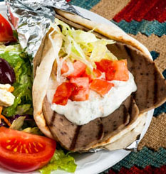 Order GREEK Gyro food online from Greek Fiesta store, Cary on bringmethat.com
