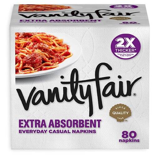 Order Vanity Fair Extra Absorbent Napkins - 80.0 ea food online from Walgreens store, Elizabeth on bringmethat.com