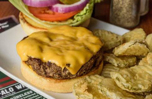 Order Classic Burger food online from On Tap Sports Cafe store, Fultondale on bringmethat.com
