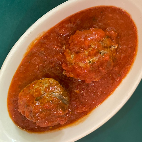 Order 2 Piece  Meatballs food online from Mama Cozza's store, Anaheim on bringmethat.com