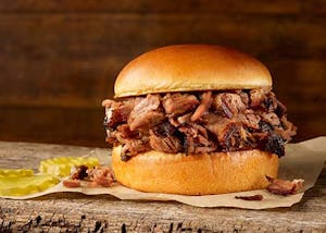 Order Brisket Classic Sandwich food online from Trailer Birds store, Dallas on bringmethat.com