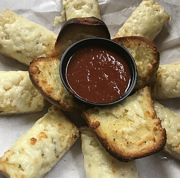 Order Garlic Bread with Cheese food online from Famous Pizza store, Paramus on bringmethat.com
