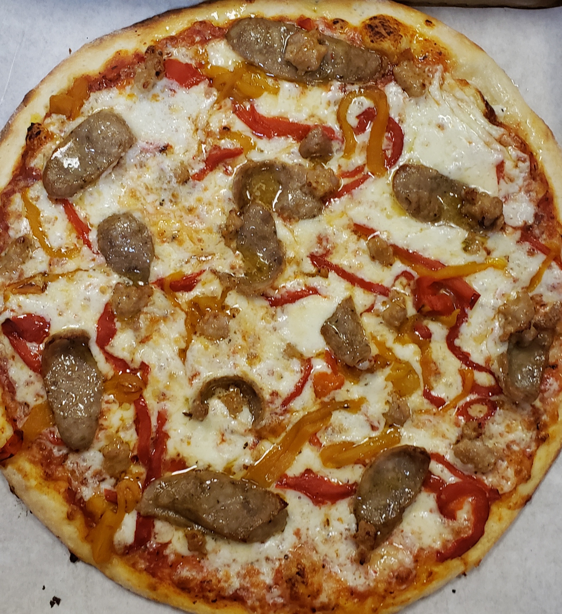Order The New Yorker Pizza food online from Fat Tomato Pizza store, San Pedro on bringmethat.com