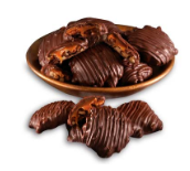 Order Sugar-Free Dark Pecan Patty (1 lb.) food online from South Bend Chocolate Company store, Indianapolis on bringmethat.com