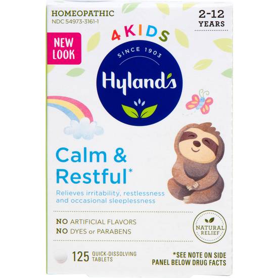 Order Hyland's 4 Kids Calm 'N Restful Quick (125 ct) food online from Rite Aid store, Redondo Beach on bringmethat.com