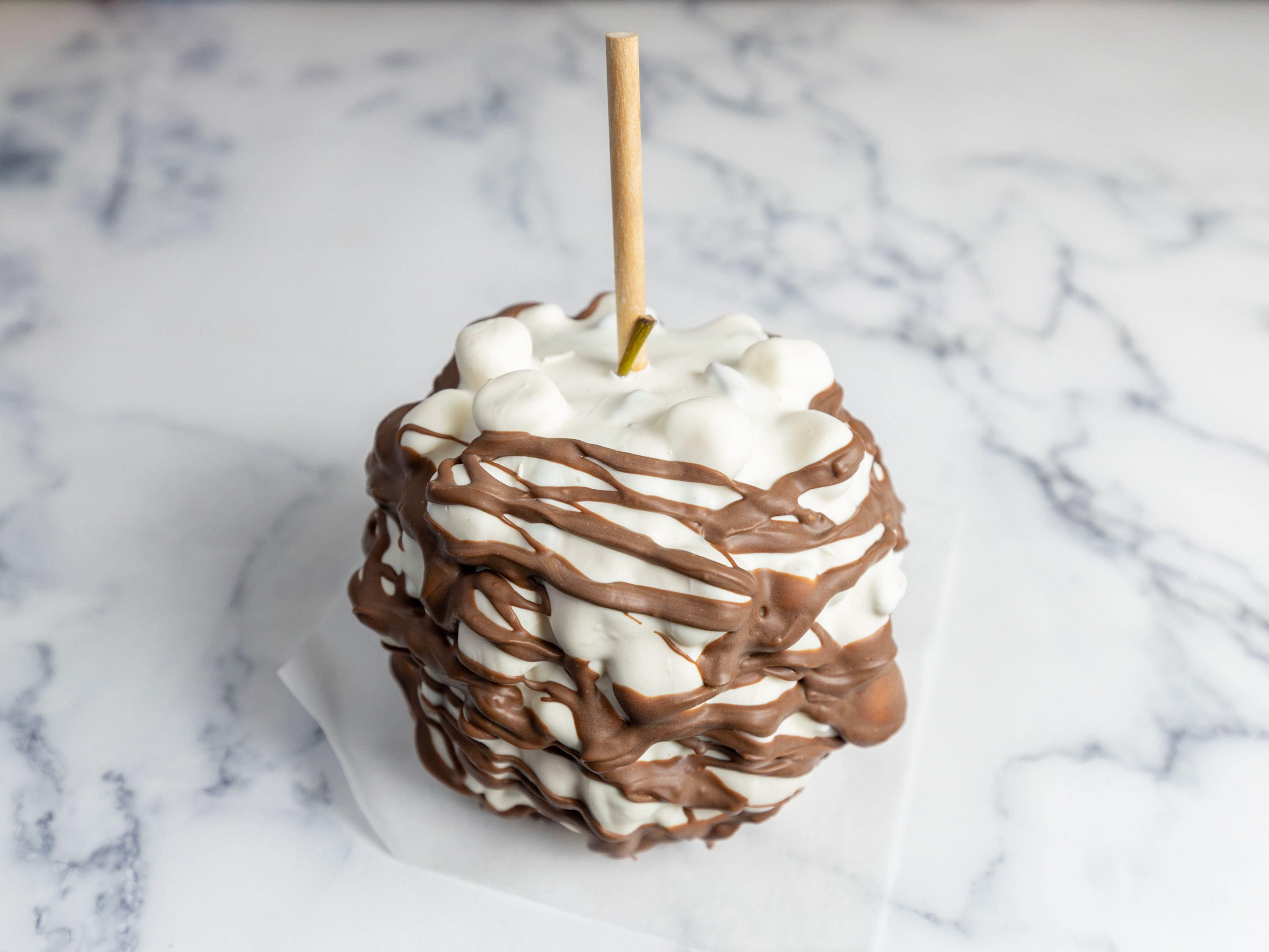 Order Rocky Road Caramel Apple food online from San Francisco Chocolate Store store, San Francisco on bringmethat.com
