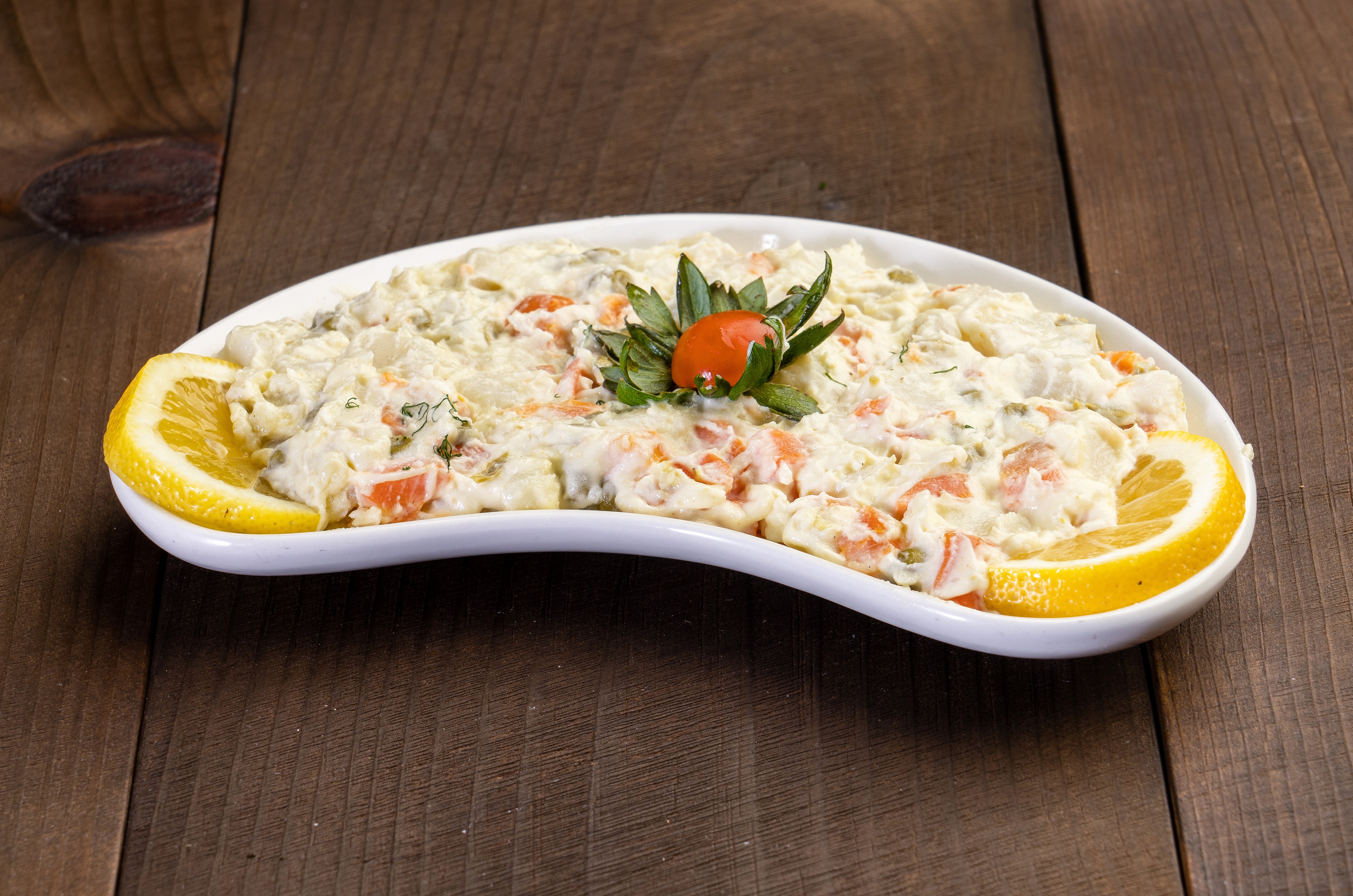 Order Russian Salad food online from Masal Cafe store, Brooklyn on bringmethat.com