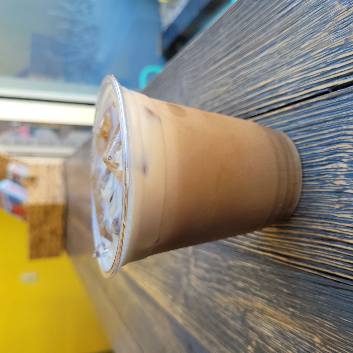 Order French Vanilla Iced Coffee (16 0z) food online from Savor Moment Bakery & Dessert Cafe store, Greensboro on bringmethat.com