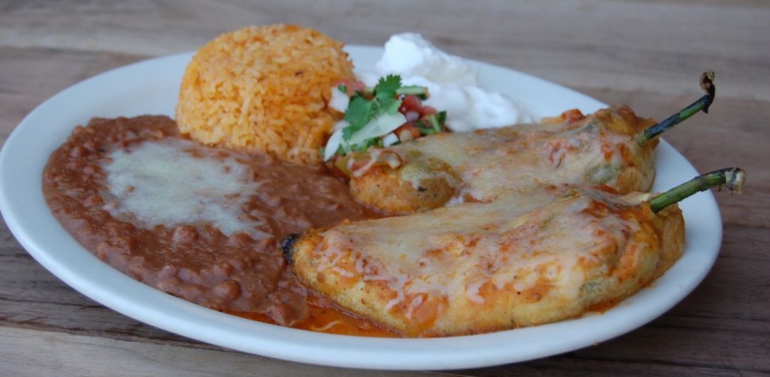 Order Chile Relleno Duos Combo food online from Casa Pasilla Mexican Kitchen store, Valencia on bringmethat.com