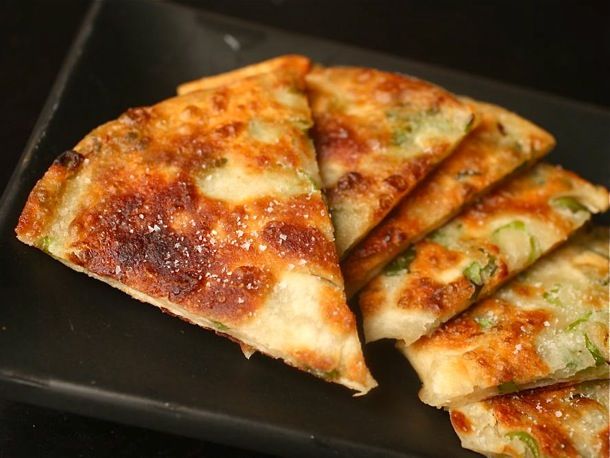 Order Scallion Pancake food online from New Hing Hing Kitchen store, Mineola on bringmethat.com