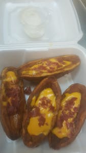 Order Potato Skins (4) food online from Palermo Pizza store, Greensboro on bringmethat.com