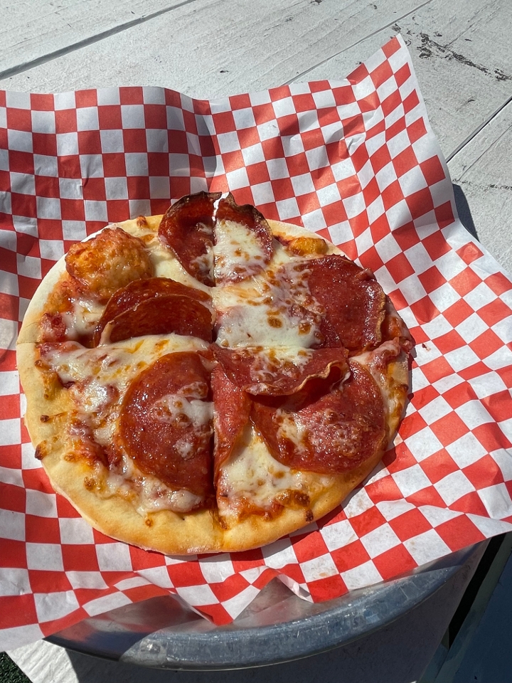 Order Kid's Cheese Pizza food online from Backyard On Broadway store, San Antonio on bringmethat.com