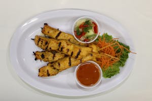 Order Chicken Satay food online from Thai Wok-In & Go store, Dallas on bringmethat.com