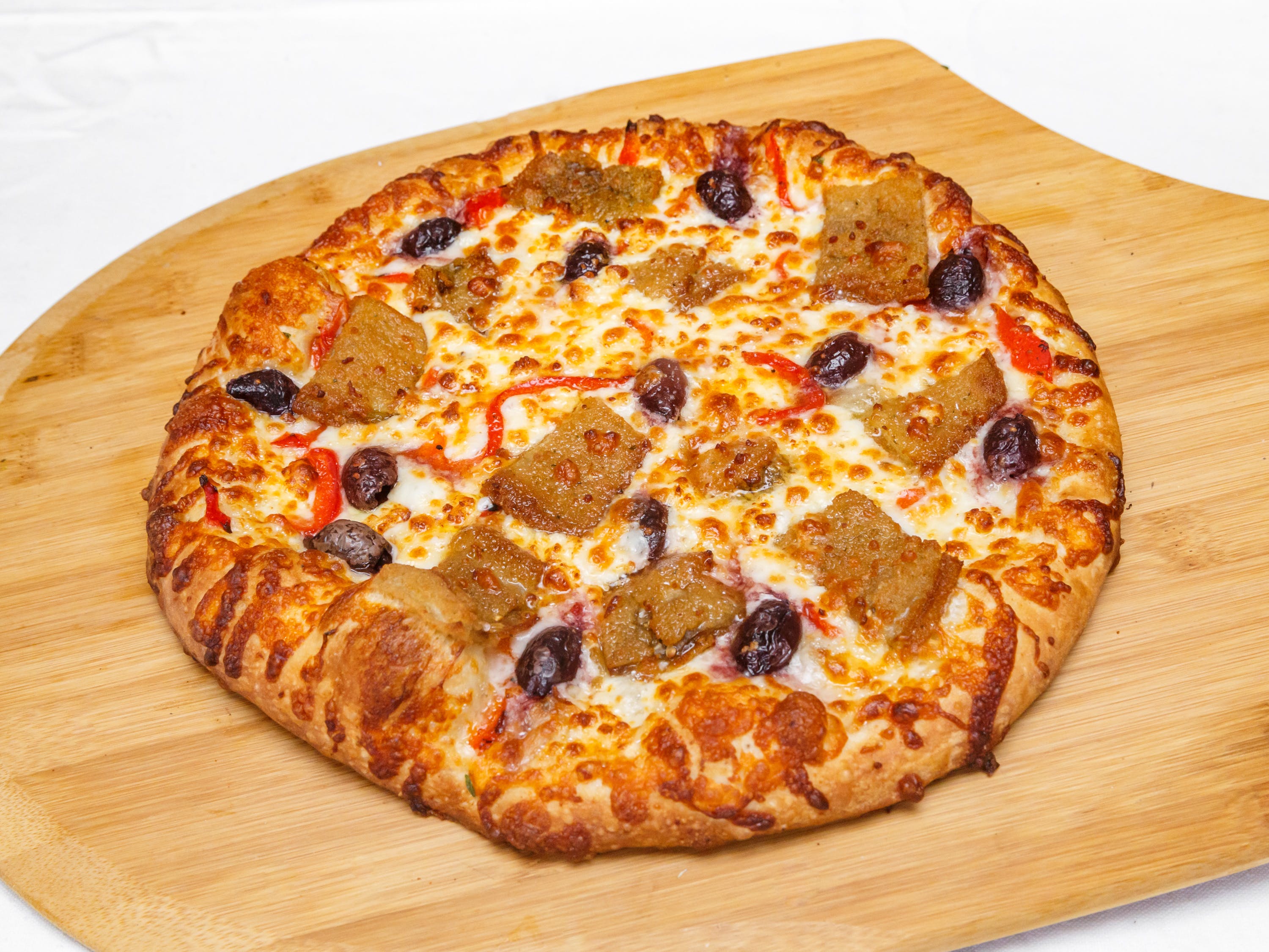 Order Roasted Eggplant Pizza - Small 10'' (6 Cut) food online from Pizza Pronto store, Pittsburgh on bringmethat.com