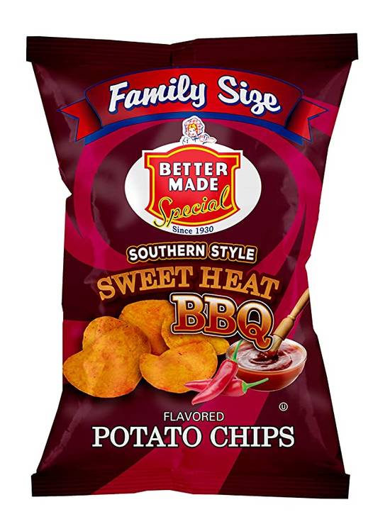 Order Better Made Special Southern Style Sweet Heat Bbq Potato Chips food online from Exxon Food Mart store, Port Huron on bringmethat.com