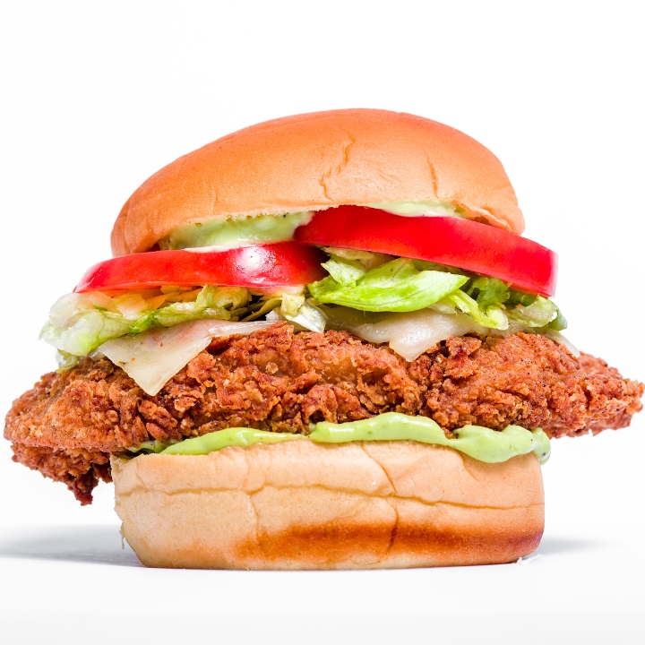 Order Vegetarian BLT Chicken Sandwich (NO BACON) food online from Sweet Chick store, New York on bringmethat.com