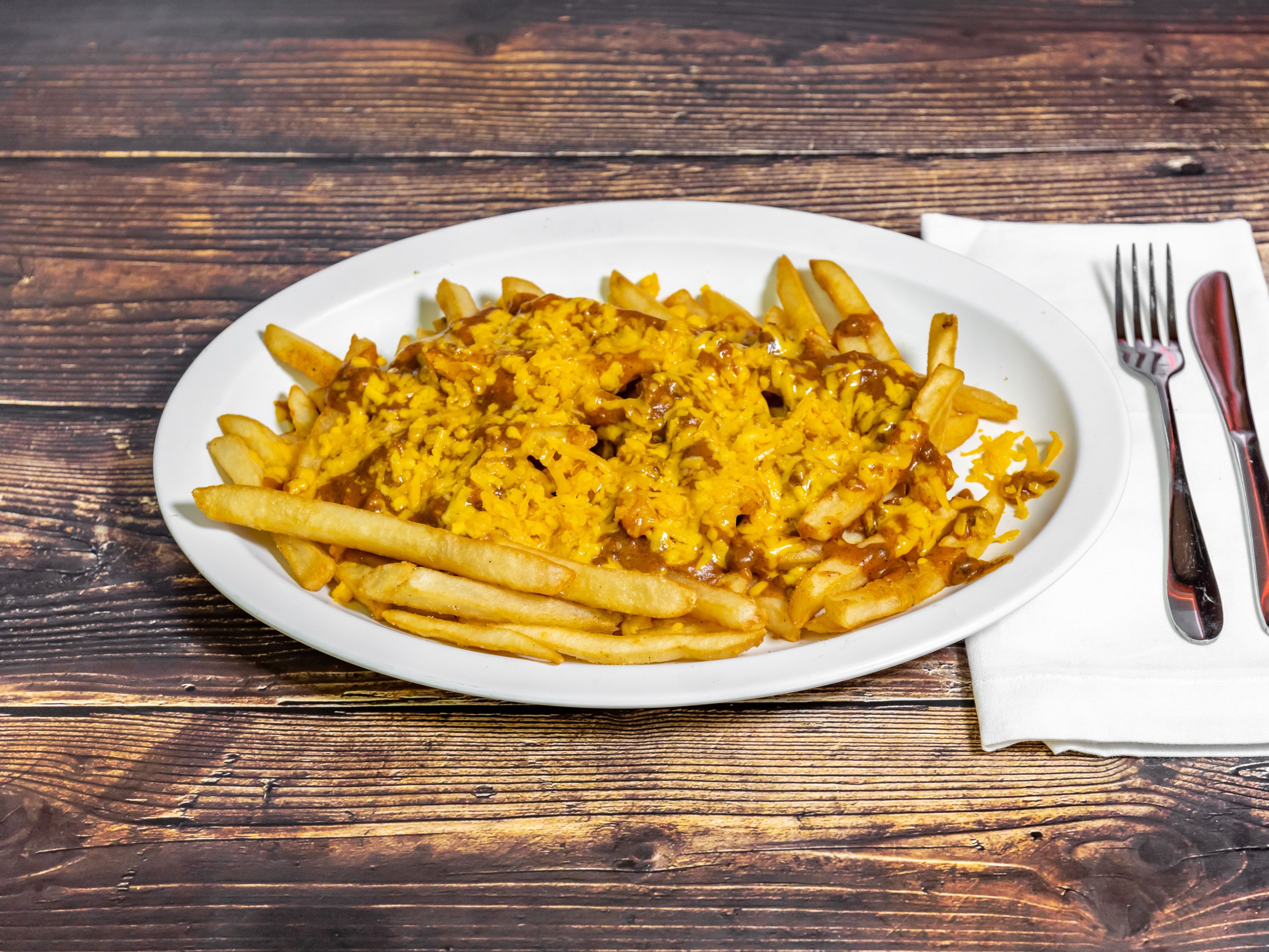 Order Chili Cheese Fries food online from Boys Burgers 3 store, Riverside on bringmethat.com