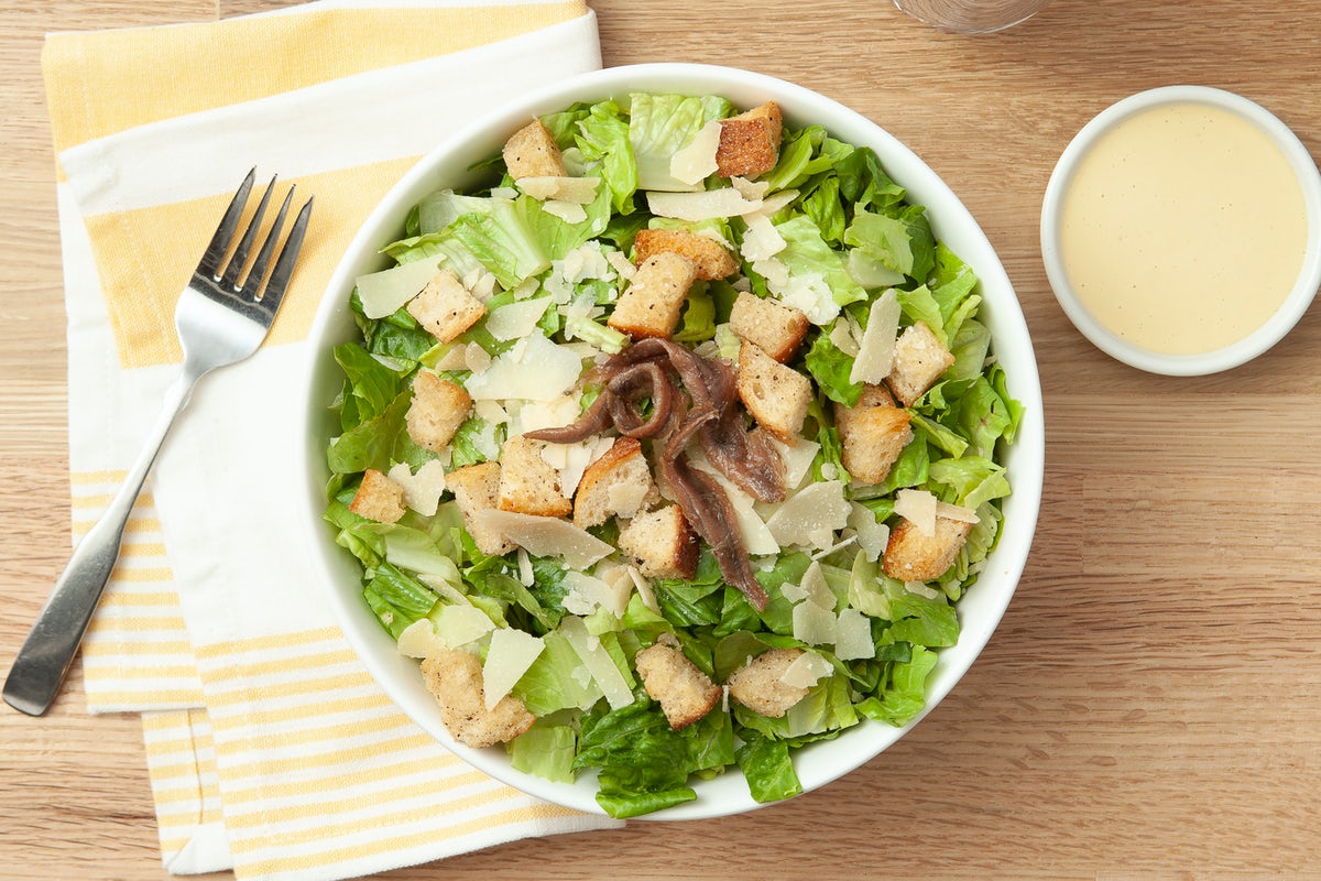Order Caesar Salad food online from Highline Burgers & Wings store, Boulder on bringmethat.com