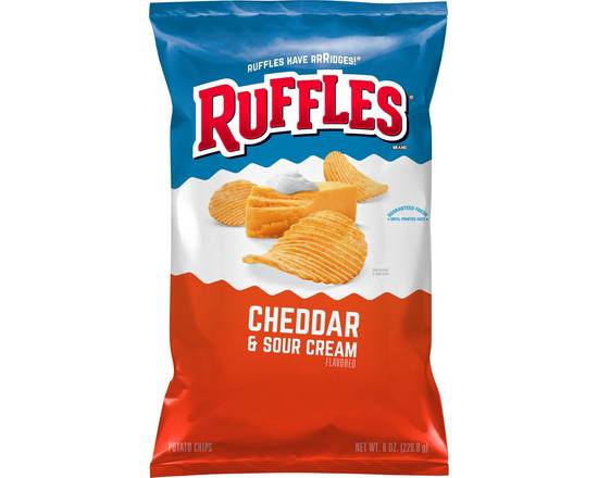 Order Ruffles Cheddar Sour Cream 8oz food online from Rocket store, Littleton on bringmethat.com