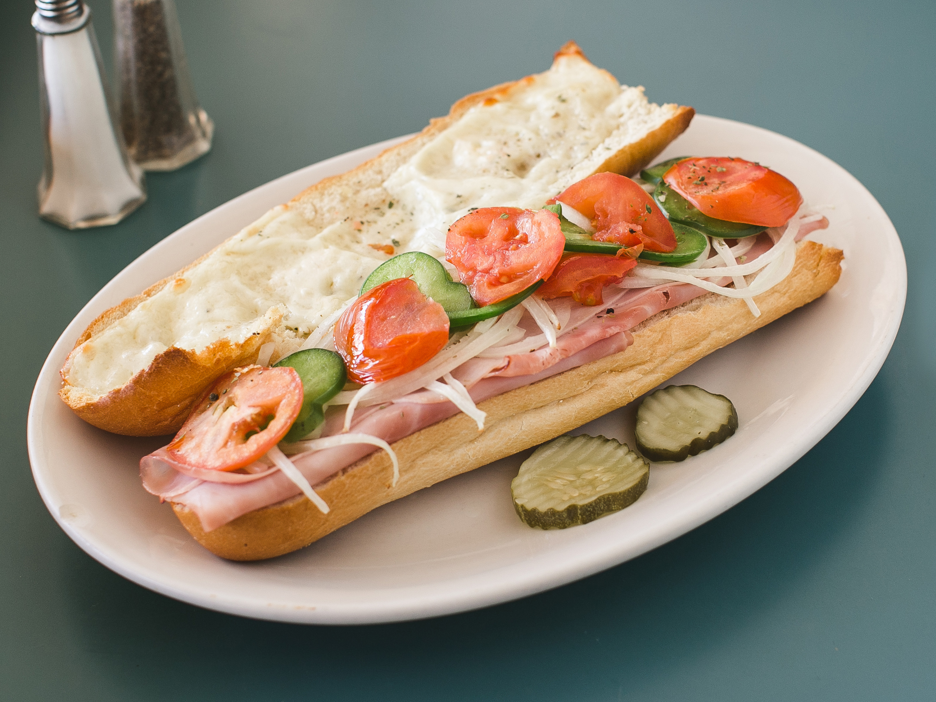 Order Ham and Cheese Grinder food online from Kosmos Pizza store, Norristown on bringmethat.com