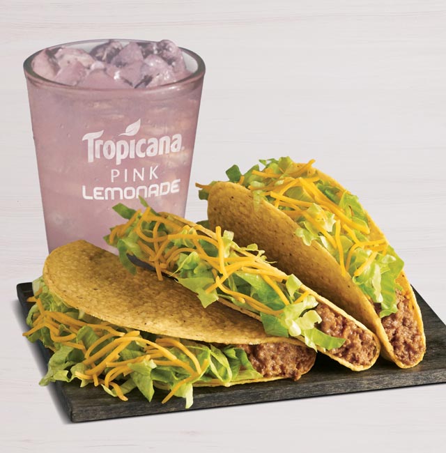 Order 3 Crunchy Tacos Combo food online from Taco Bell store, Lake Elsinore on bringmethat.com