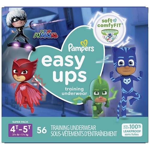 Order Pampers Easy Ups Training Underwear Boys Super Size 4T-5T - 56.0 ea food online from Walgreens store, Fullerton on bringmethat.com