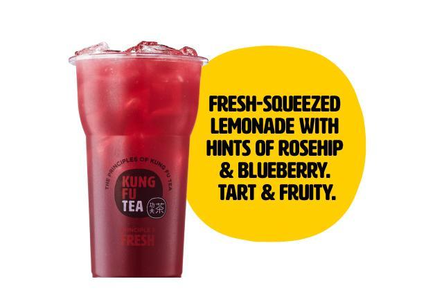 Order Rosehip Lemonade food online from Kung Fu Tea store, Houston on bringmethat.com