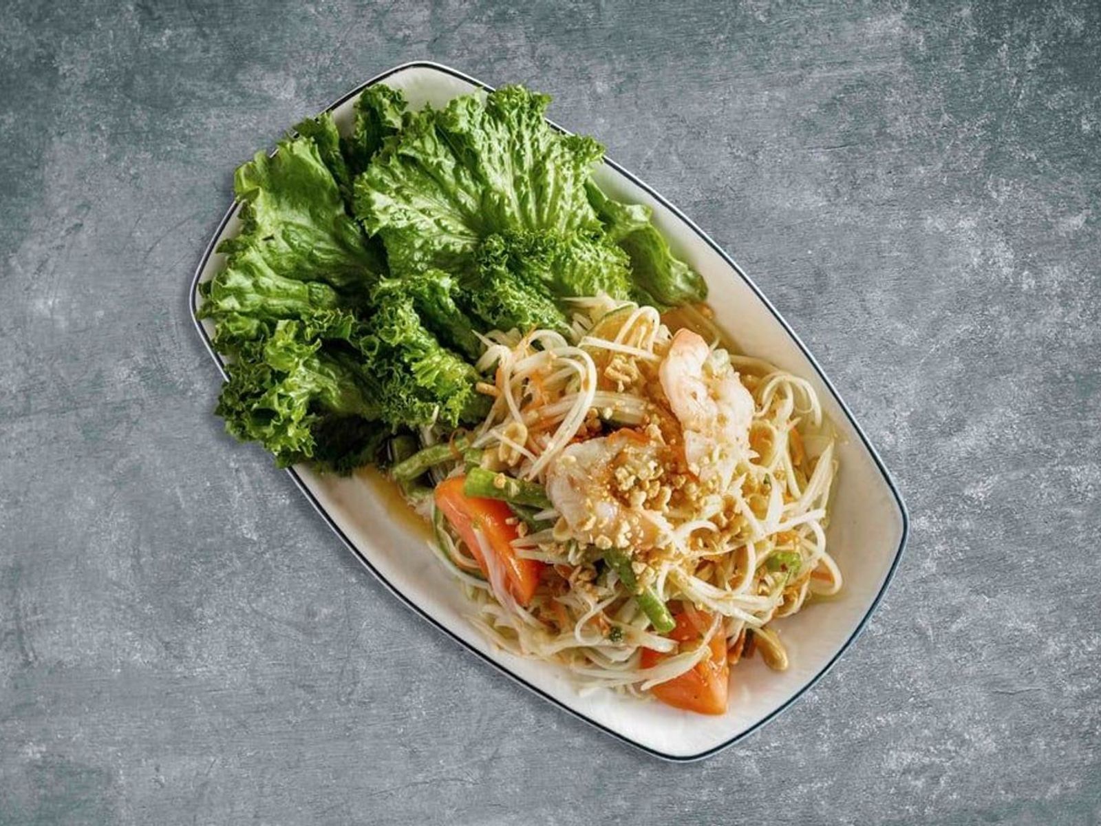 Order Papaya Don't Preach (Papaya Salad) food online from Come Thai With Me store, Dallas on bringmethat.com