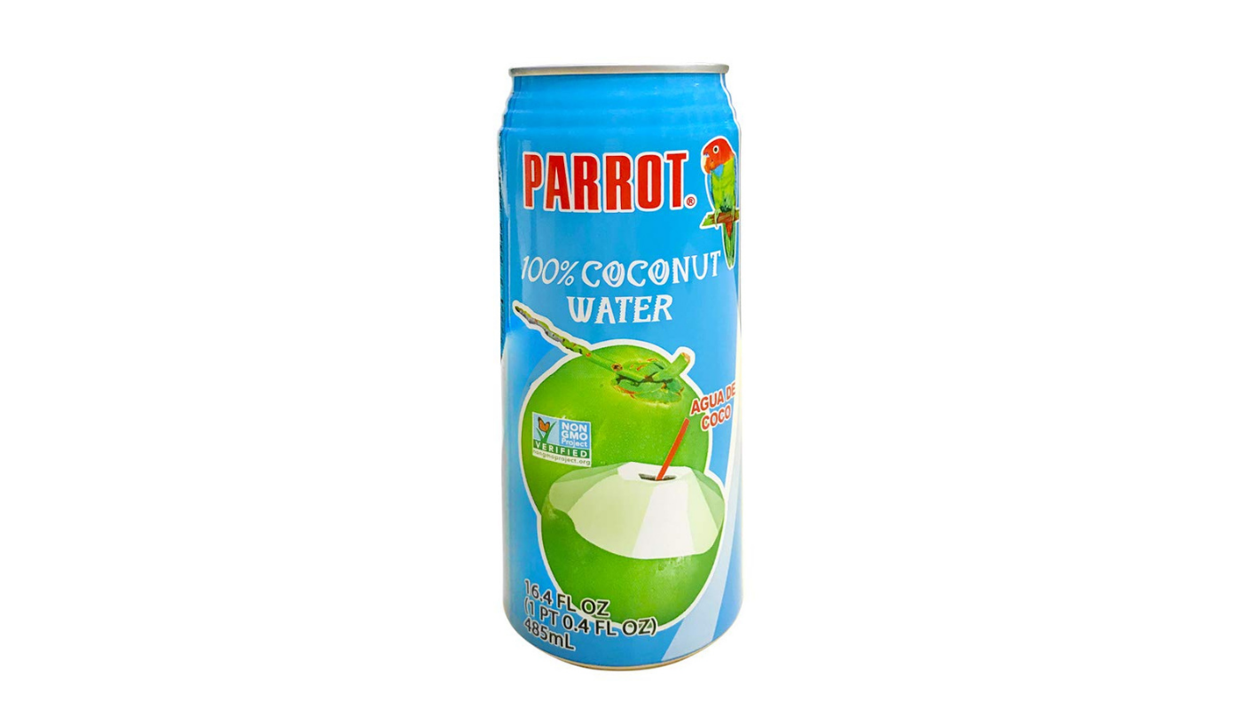 Order Parrot Coconut Water (no pulp) 16.4oz Can food online from Plaza Market store, Baldwin Park on bringmethat.com