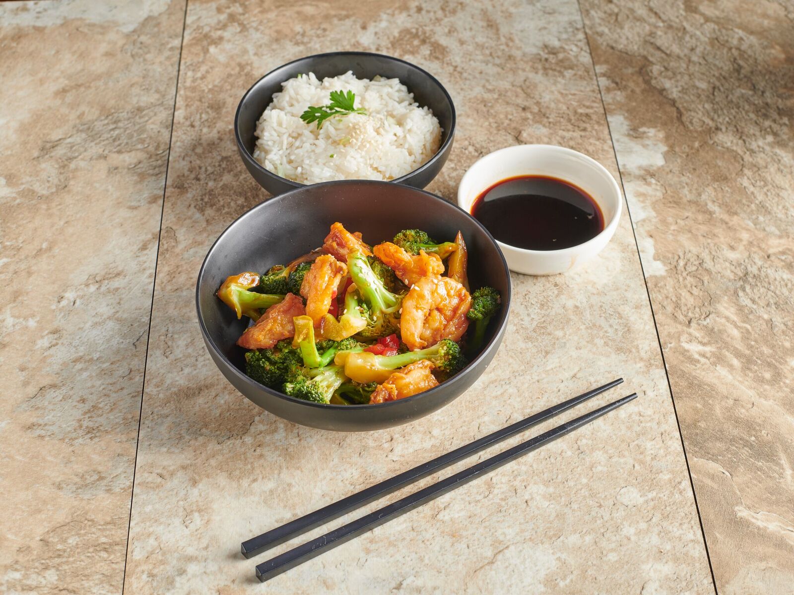 Order 120. Shrimp with Broccoli food online from New Kim Wei Kitchen store, Brooklyn on bringmethat.com