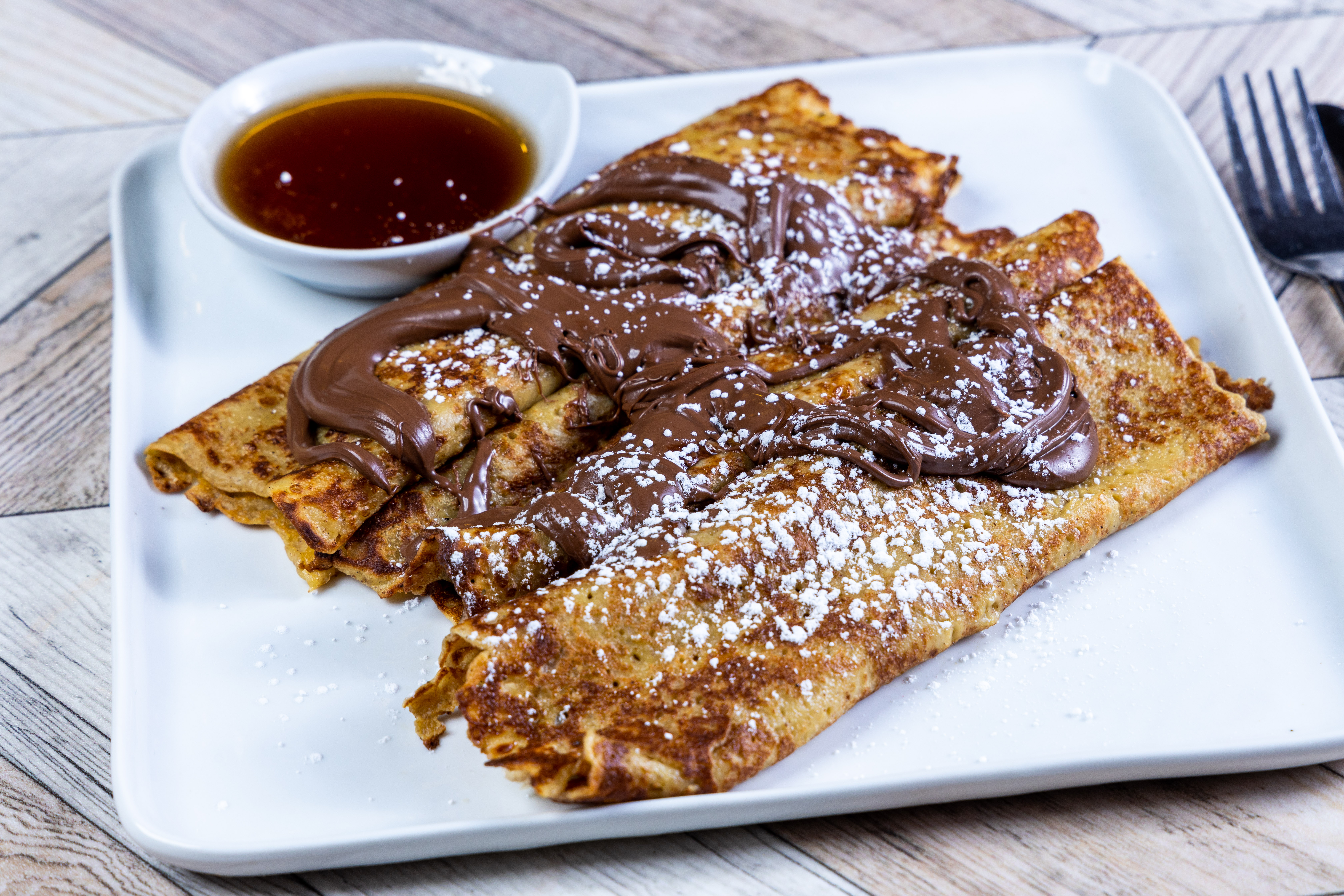 Order Nutella Crepes food online from Top View Restaurant store, Chicago on bringmethat.com