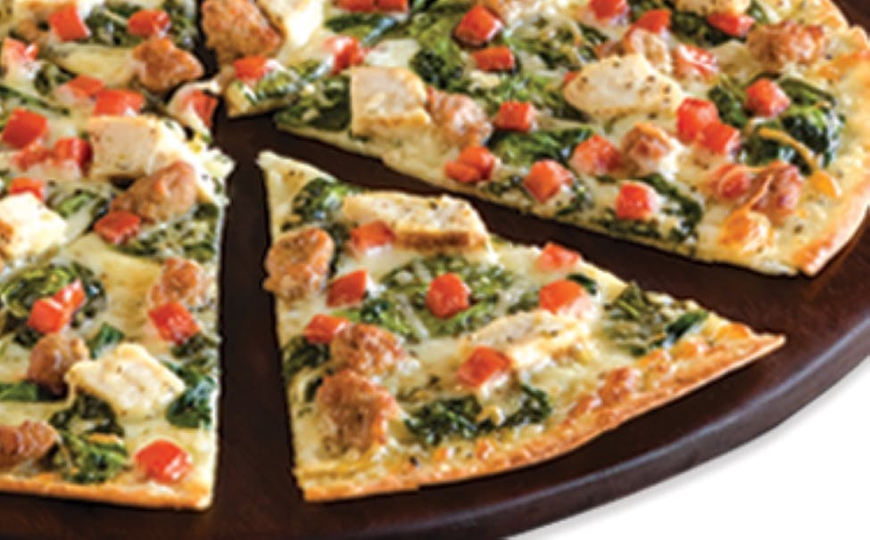 Order Tuscan Chicken & Sausage Pizza - Medium 12" food online from Papa Murphy's store, Cape Girardeau on bringmethat.com