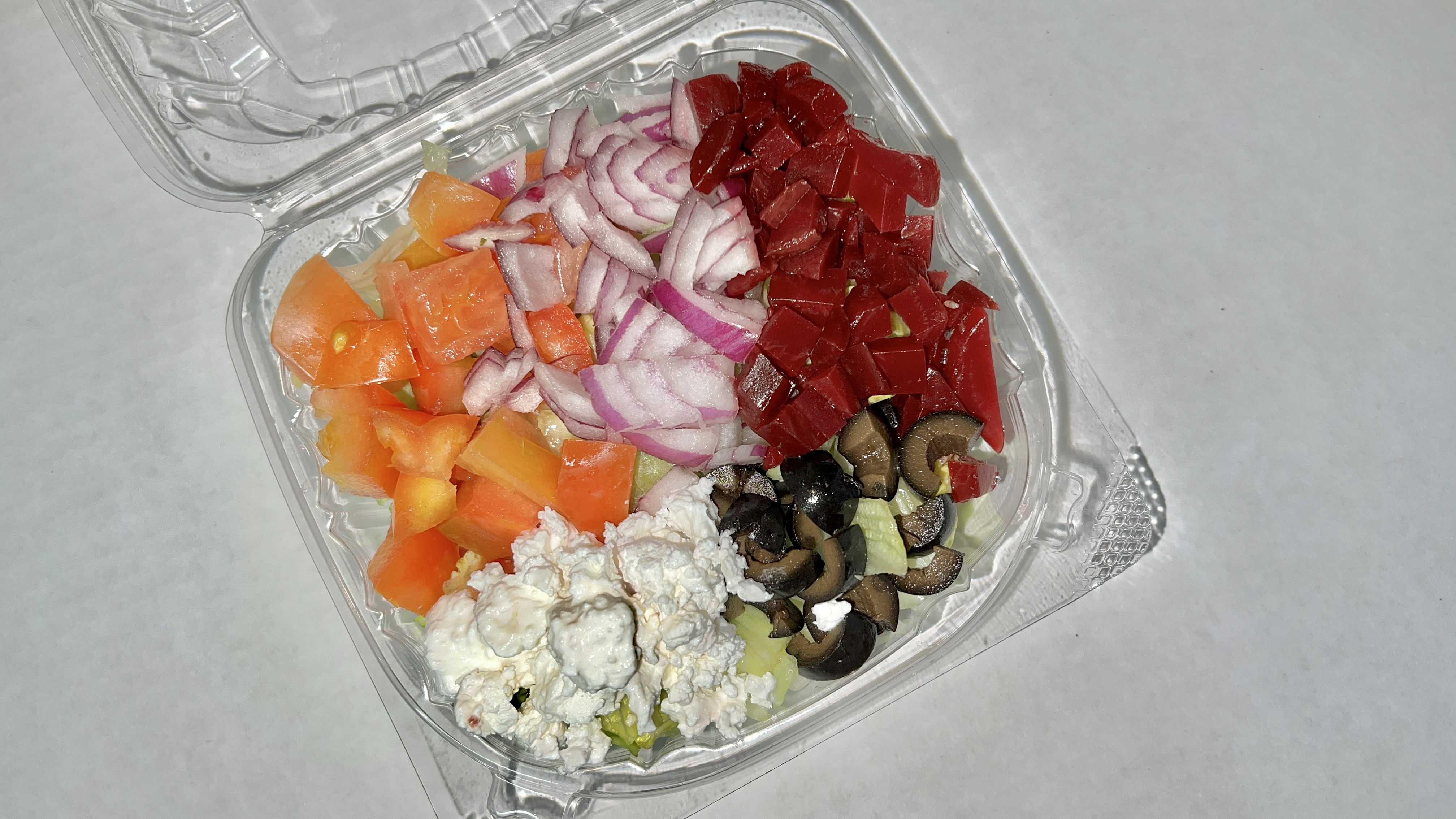 Order Small Personal Greek Salad food online from Buscemi store, Clinton Township on bringmethat.com