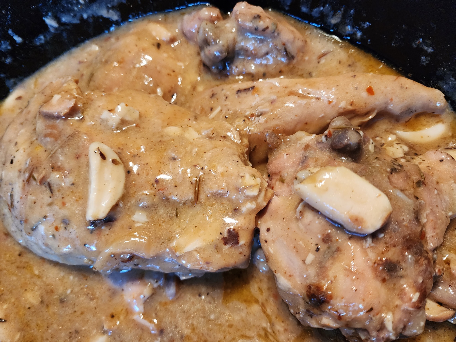 Order 40 clove garlic chicken food online from The Cajun Cafe store, Albany on bringmethat.com