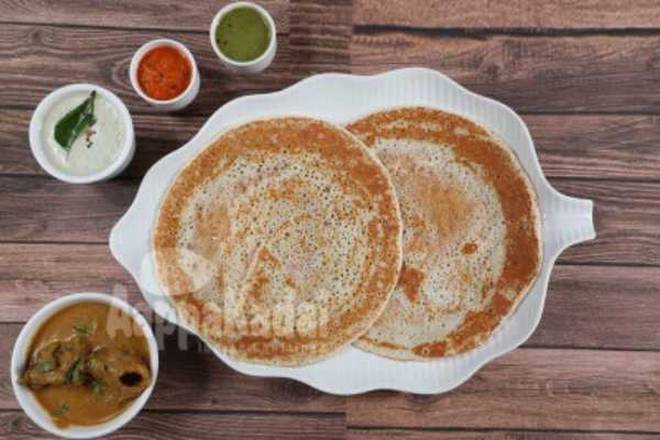 Order KAL DOSA WITH GOAT CURRY food online from Aappakadai store, Pleasanton on bringmethat.com