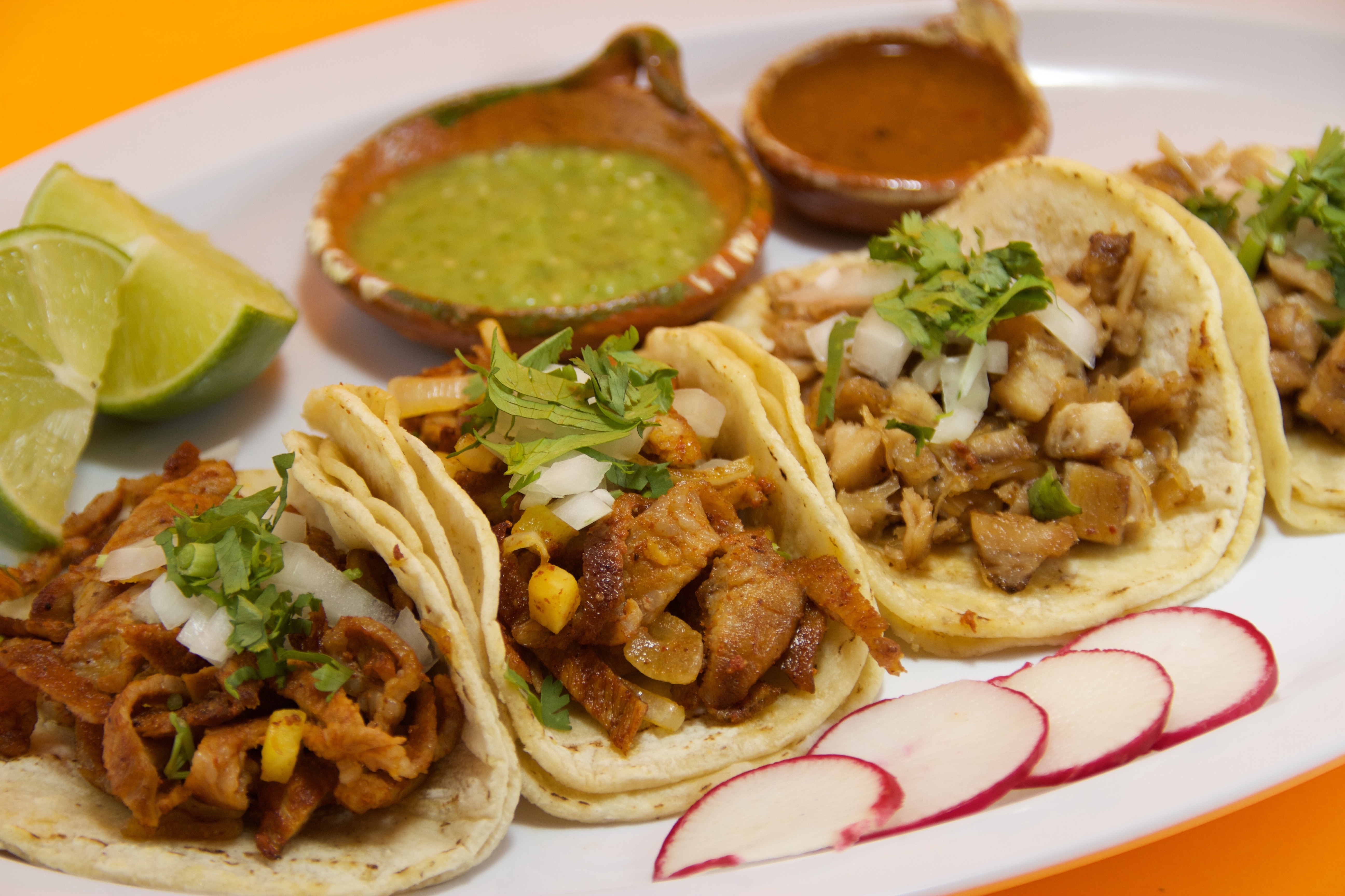 Order Al Pastor Taco food online from Metro Balderas Restaurant store, Los Angeles on bringmethat.com