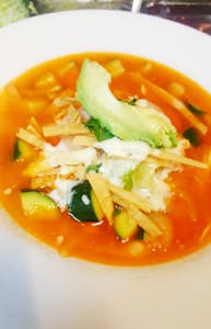 Order El Charro's Tortilla Soup food online from El Charro store, Turlock on bringmethat.com