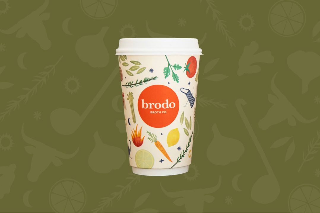 Order 100% Grass-Fed Beef - 16oz Cup food online from Brodo store, New York on bringmethat.com