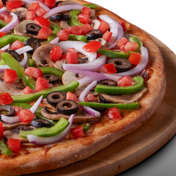 Order Classic Vegetarian Pizza food online from Pizza Guys store, Fairfield on bringmethat.com