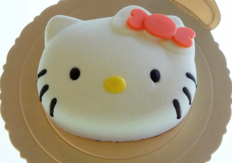 Order 6" Hello Kitty Cake  food online from Cafe 101 store, Houston on bringmethat.com