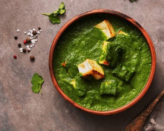 Order Paneer Saag Curry Bowl food online from Curry Curry Curry store, Bloomington on bringmethat.com