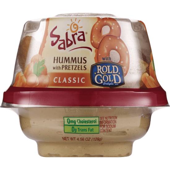 Order Sabra Hummus With Pretzel Crisps Singles Classic food online from CVS store, FALLBROOK on bringmethat.com