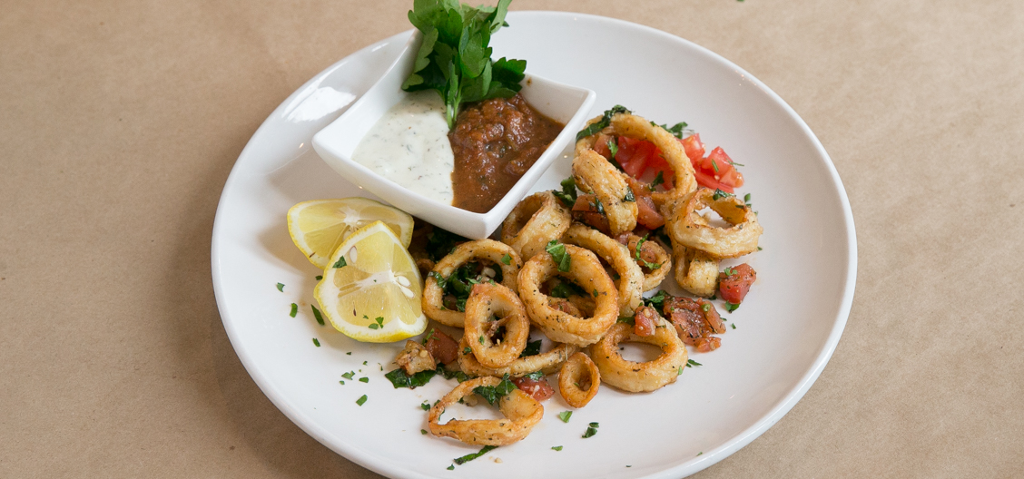 Order Calamari Dinner food online from Ziziki's store, Dallas on bringmethat.com