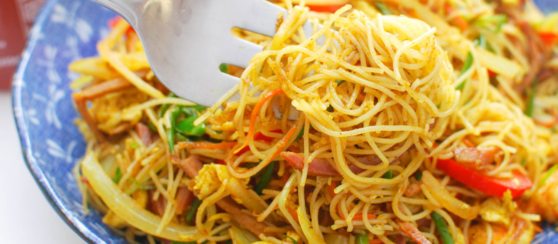 Order M7. Singapore Noodles food online from China First store, Seattle on bringmethat.com