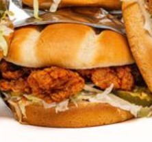 Order Nashville Hot Chicken Tender Sandwich food online from Mr. Beast Burger store, Springfeld on bringmethat.com