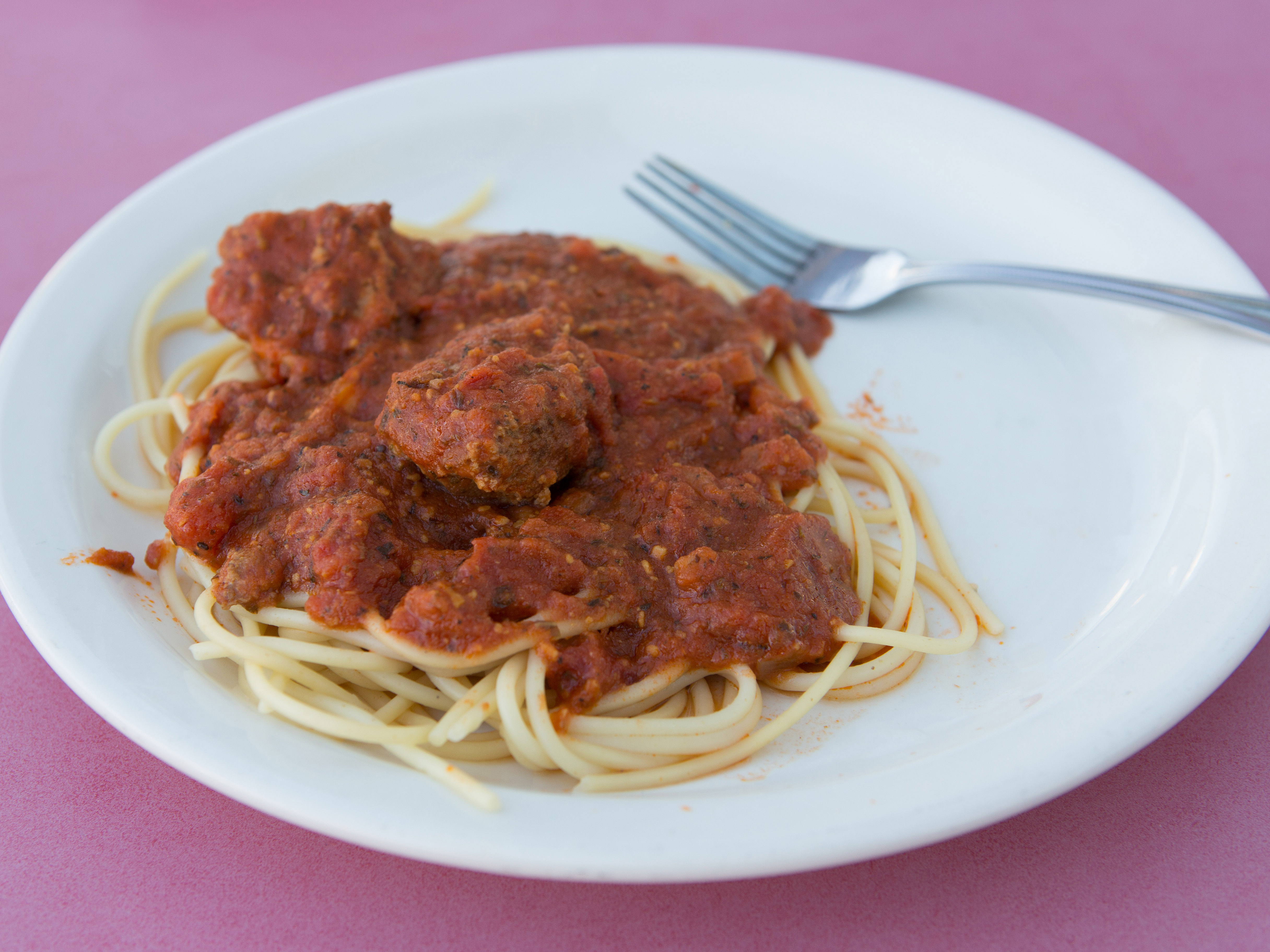 Order Spaghetti food online from Papa G's Pizza, Pasta Cafe store, Wildomar on bringmethat.com