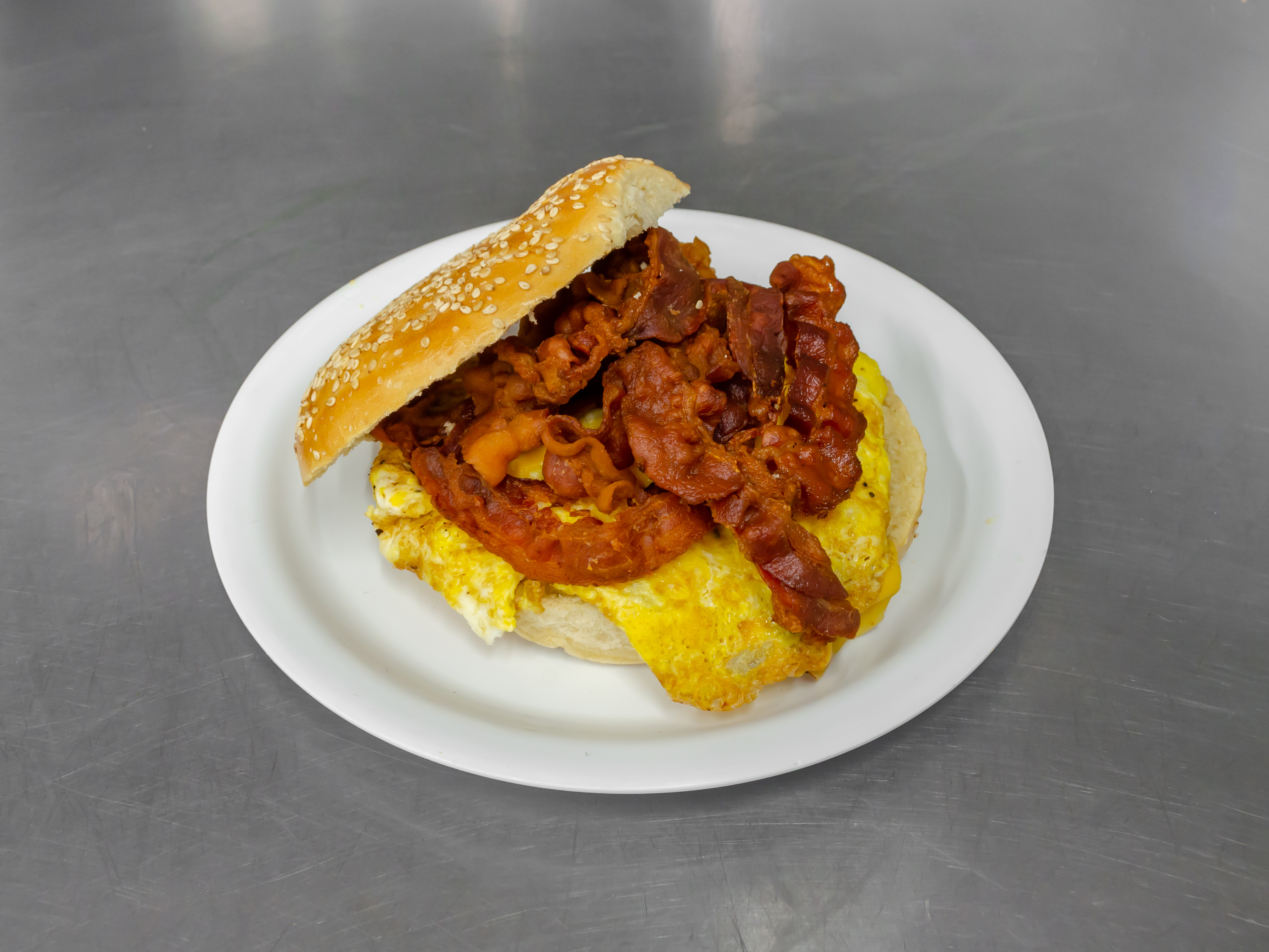 Order Bacon & Egg Sandwich food online from Forest Dairy store, Rutherford on bringmethat.com