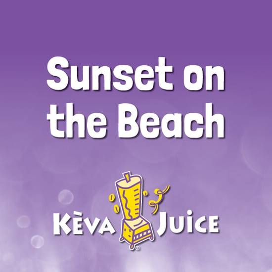 Order Sunset On The Beach - 12 oz food online from Keva Juice store, Albuquerque on bringmethat.com