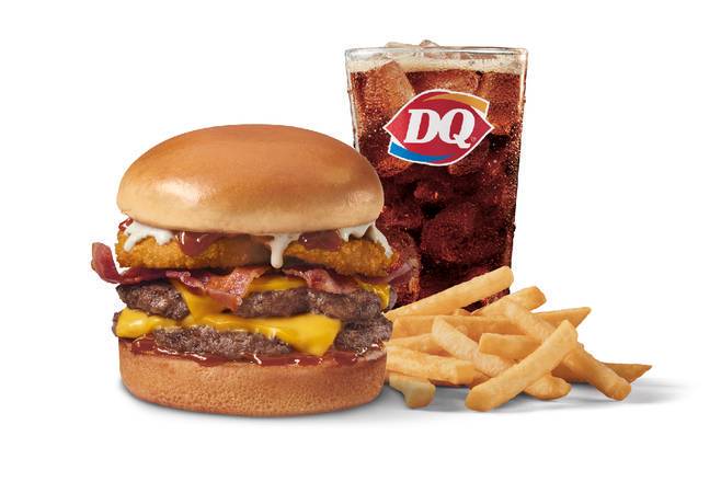 Order Loaded A.1.® Steakhouse Signature Stackburger Double Combo food online from Dairy Queen Grill & Chill store, Alabaster on bringmethat.com